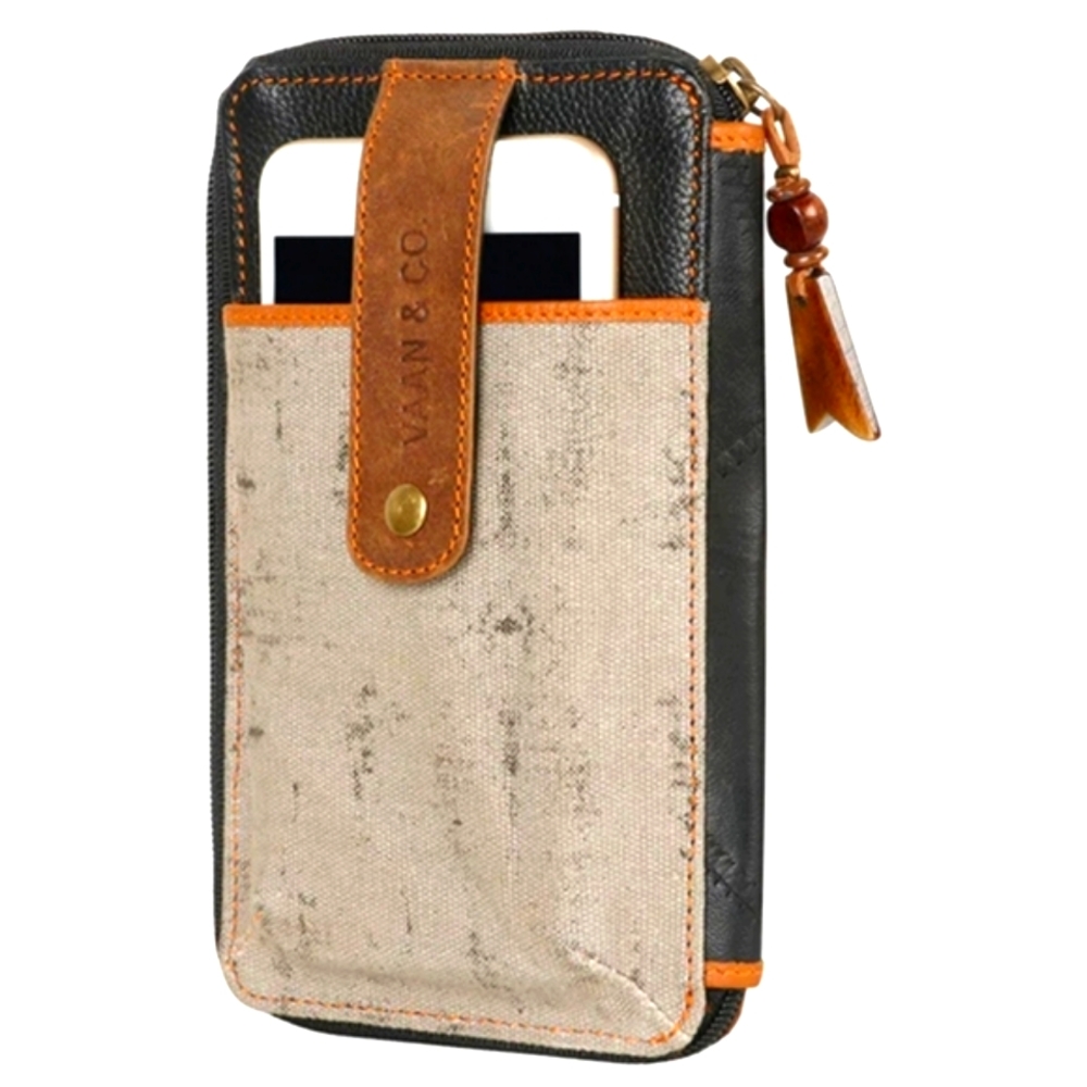 VAAN & CO. Prism Grey Cellphone Wallet *NO CROSSBODY STRAP
